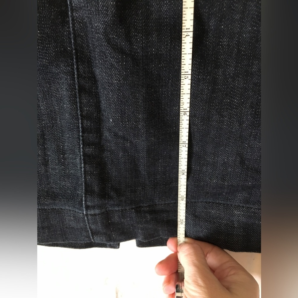 Dark Indigo Denim Pencil Skirt - Women - Picture 12 of 13